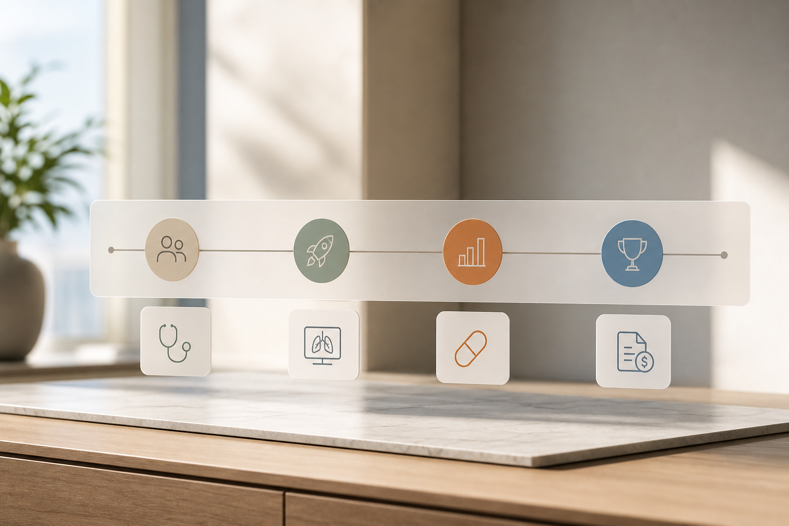 Pilot plan timeline for a multi-specialty branch