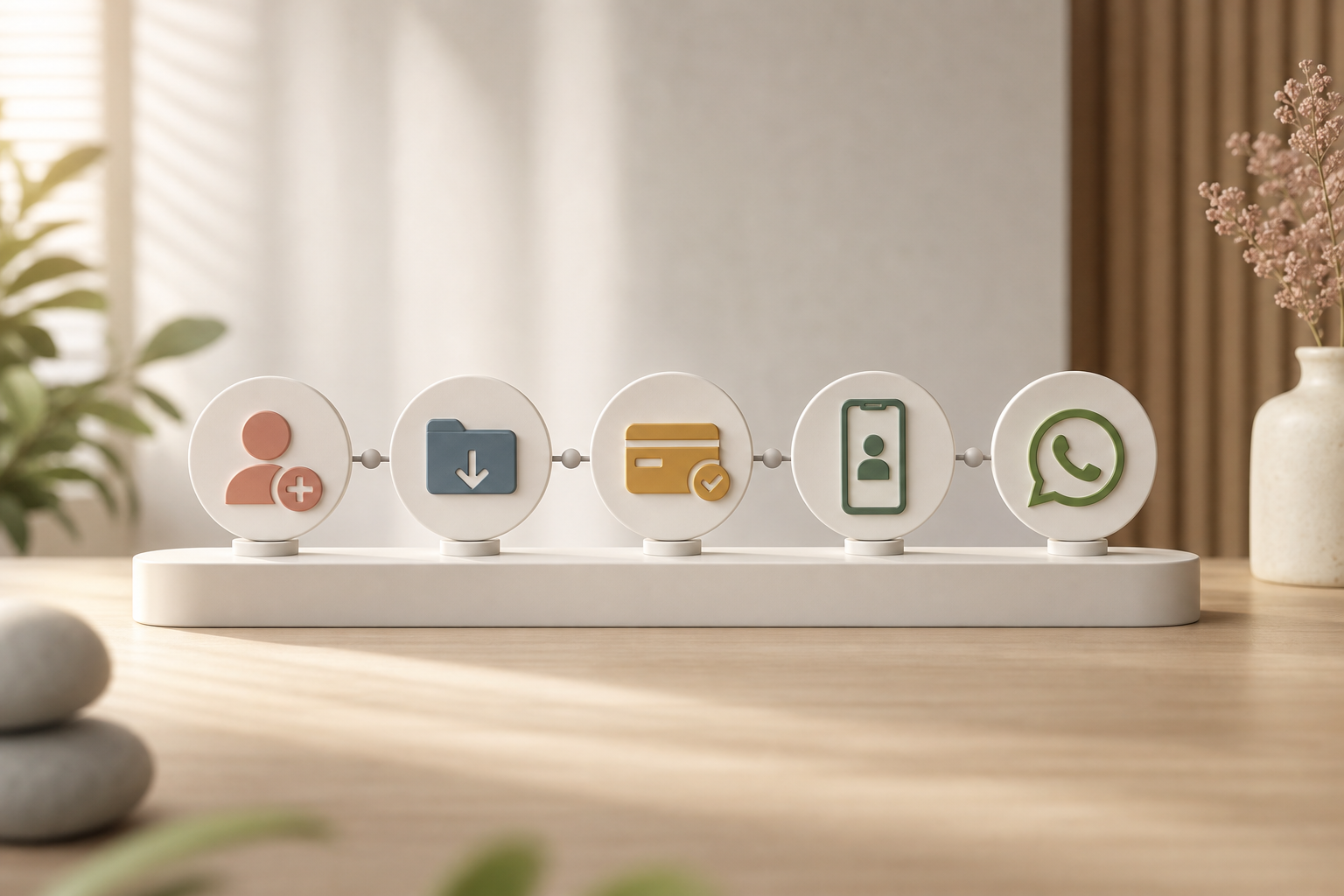 Onboarding steps for a small clinic