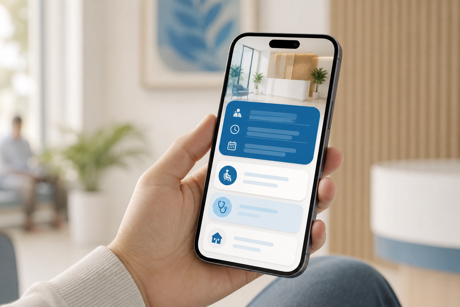 opd queue management and appointment scheduling dashboard mockup