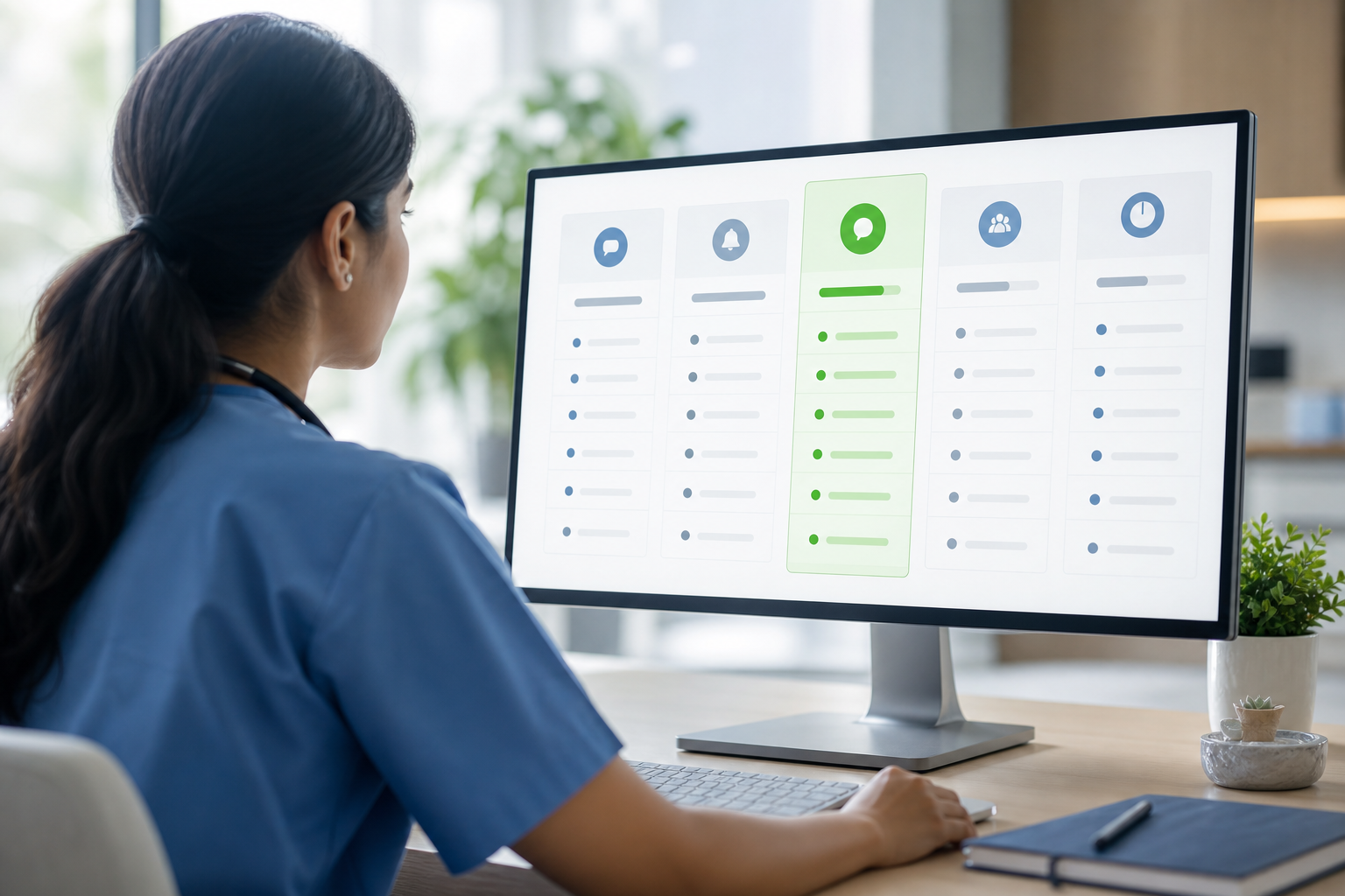 patient engagement app with whatsapp reminders benchmark chart