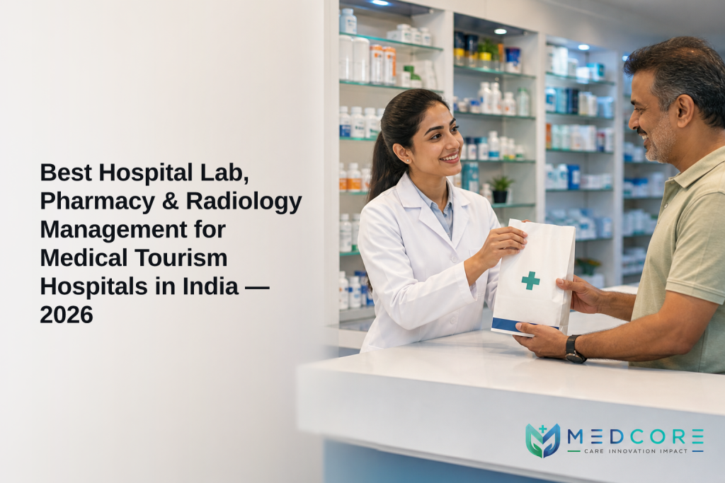 Best Hospital Lab, Pharmacy & Radiology Management for Medical Tourism Hospitals in India — 2026