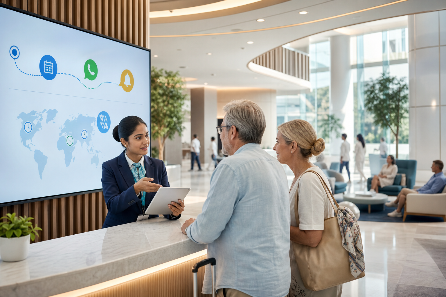 patient engagement app with whatsapp reminders journey map
