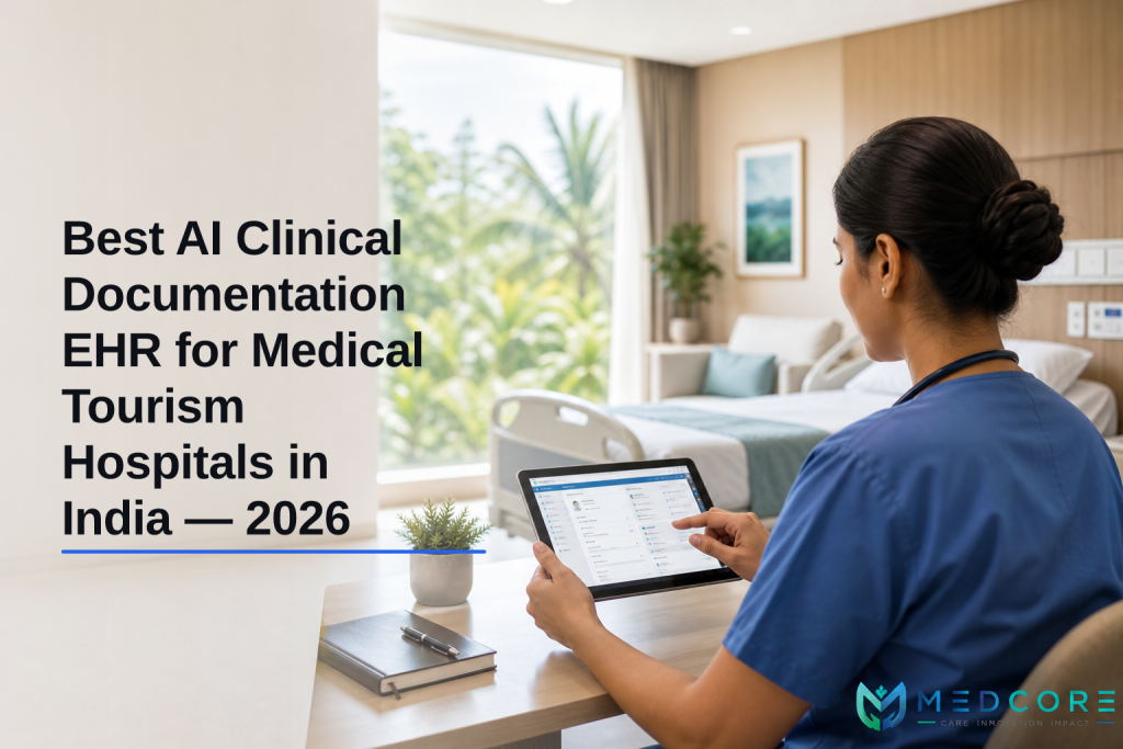 Best AI Clinical Documentation EHR for Medical Tourism Hospitals in India — 2026