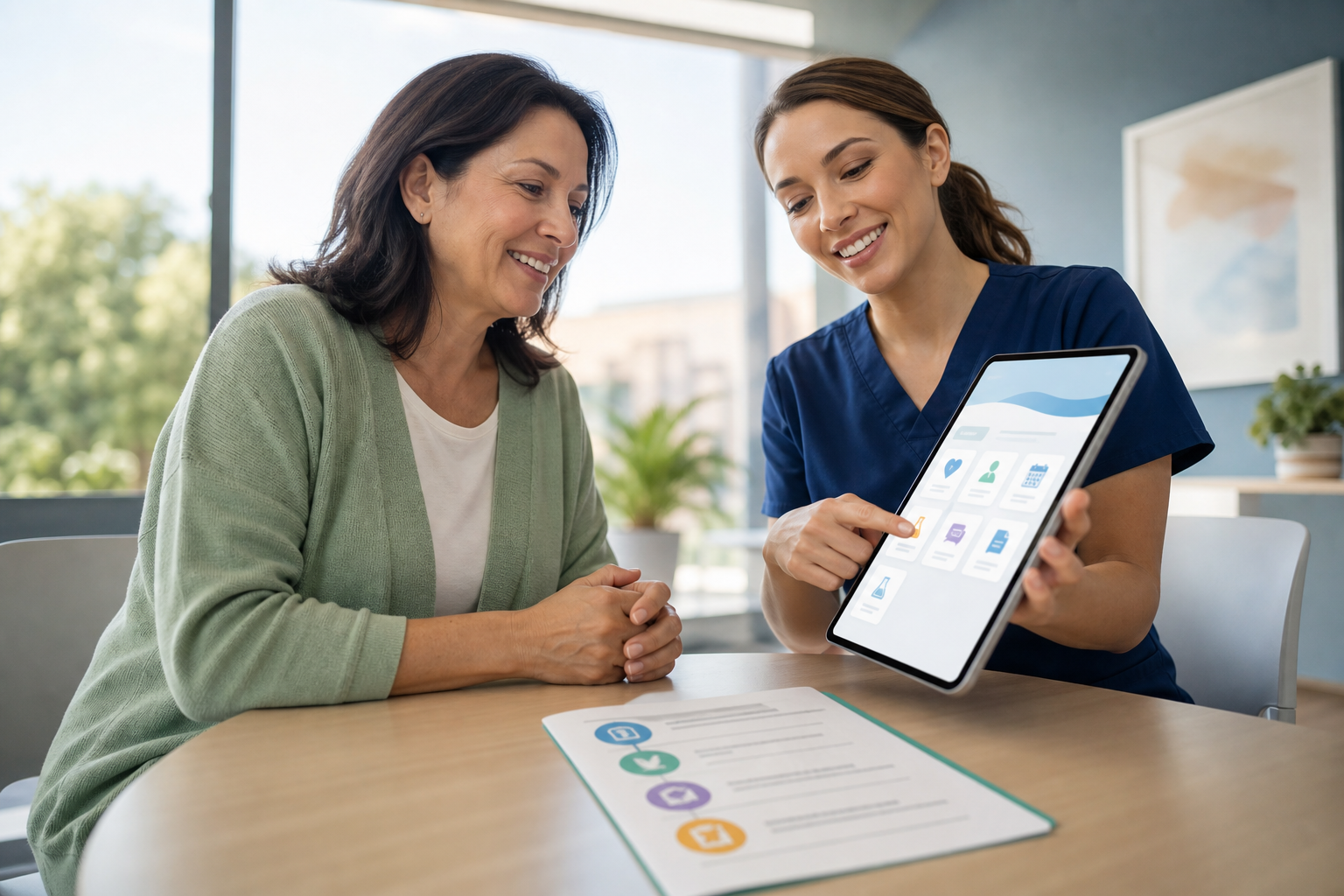 Summary checklist before your next visit